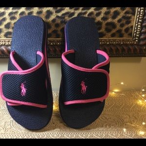 U.S. Polo ASSN, sport comfort slide flip flops